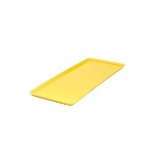 Melamine Platter Rectangular Small Yellow 390mm x 150mm